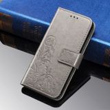 Peňaženkové kožené pouzdro ROSES na Sony Xperia 5 - Šedá