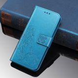 Peňaženkové kožené pouzdro ROSES na Sony Xperia 5 - Modrá