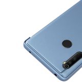 Knižkové pouzdro  Electroplating Mirror na Xiaomi Redmi Note 8 - modro fialová