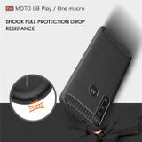 Gumový kryt na Motorola Moto G8 Play - Červená