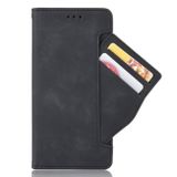 Peňaženkové kožené pouzdro na LG G8X - Černá