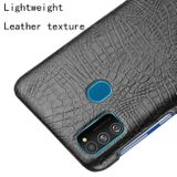 Kožený kryt na Samsung Galaxy M21 - Černá