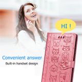 Peňeženkové kožené pouzdro na Huawei P40 Lite - Ružový