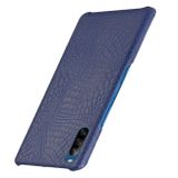 Kožený kryt na Sony Xperia L4 -Krokodýlí modrá