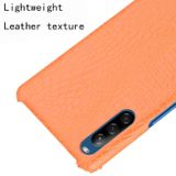 Kožený kryt na Sony Xperia L4 -Crocodile oranžová