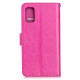 Peněženkové kožené pouzdro pro Samsung Galaxy A41-Ružový