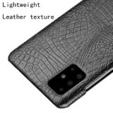 Kožený kryt CROCODILE na Samsung Galaxy A71 5G - Černá