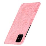 Kožený kryt CROCODILE na Samsung Galaxy A71 5G - Ružová