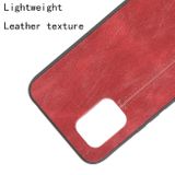 Kožený kryt na Xiaomi Mi 10 Lite - červený