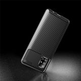 Gumený kryt CARBON  na Samsung Galaxy A51 5G - Černá