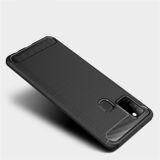 Gumový kryt na Samsung Galaxy A21s - Černý