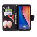 Pěneženkové pouzdro Kiss My Ass na Huawei Mate 10 Lite