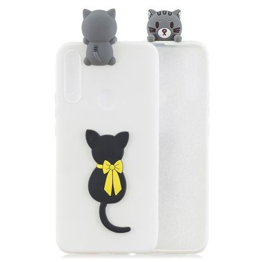 Gumový kryt 3D Cartoon Patternna Huawei  P Smart Z -Little Black Cat