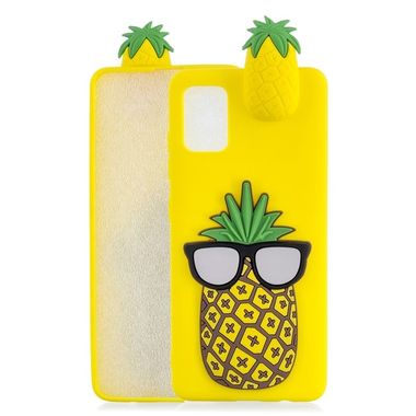 Gumový kryt 3D pro Samsung Galaxy A41 - Pineapple