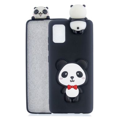 Gumový kryt 3D pro Samsung Galaxy A51 - Panda with Red Bow