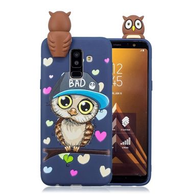 Gumový kryt 3D pro Samsung Galaxy A6 - Blue Owl
