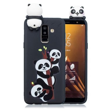 Gumový kryt 3D pro Samsung Galaxy A6 - Three Pandas