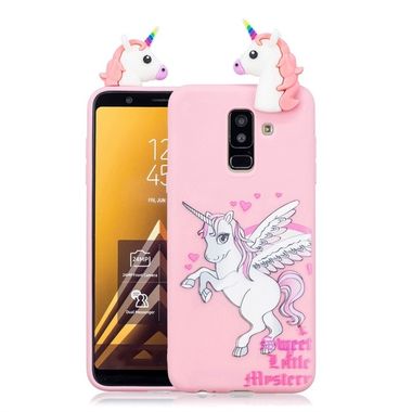 Gumový kryt 3D pro Samsung Galaxy A6 - Unicorn