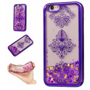 Gumový kryt 3D Purple  na iPhone 6/6S