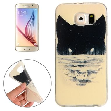 Gumový kryt Abstract and Bird na Samsung Galaxy S6