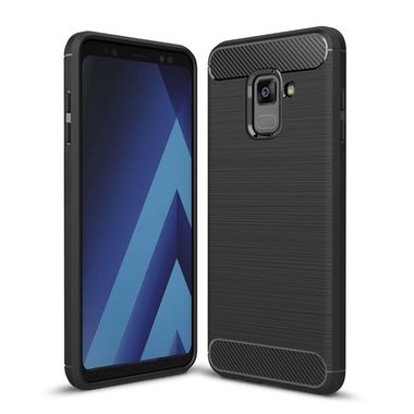 Gumový kryt Armor na Samsung Galaxy A8 (2018) - čierna