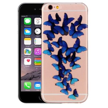 Gumový kryt Blue Butterflies na iPhone 6