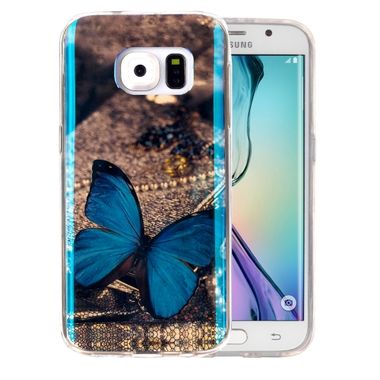 Gumový kryt Blue Butterfly na Samsung Galaxy S6