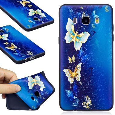 Gumový kryt Butterflies na Samsung galaxy J5 (2016)