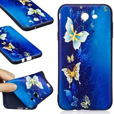 Gumový kryt Butterflies na Samsung Galaxy J7(2017)