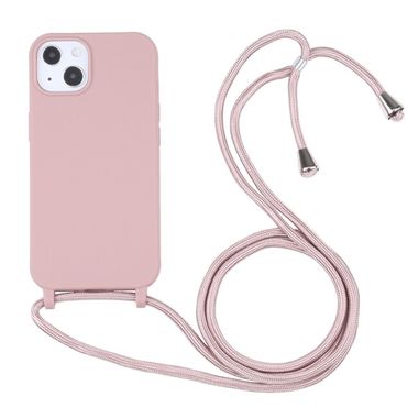 Gumový kryt CANDY COLORS pro iPhone 14 Plus - Růžově zlatá