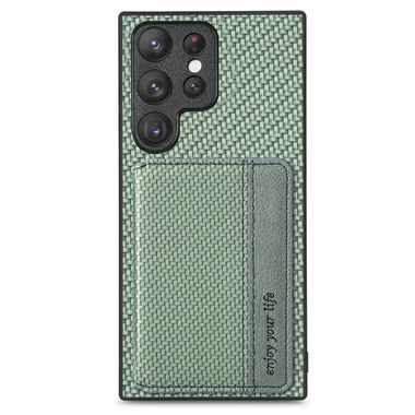 Gumový kryt CARD pro Samsung Galaxy S23 Ultra 5G - Zelená