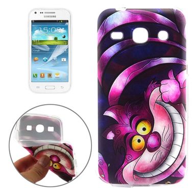 Gumový kryt Cheshire Cat na Samsung Galaxy Core Plus