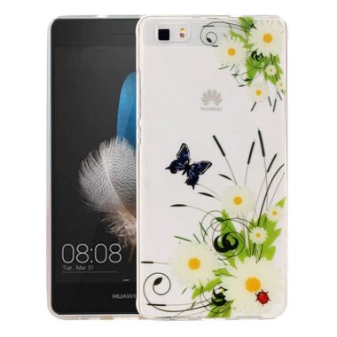 Gumový kryt Chrysanthemum na Huawei P8 Lite