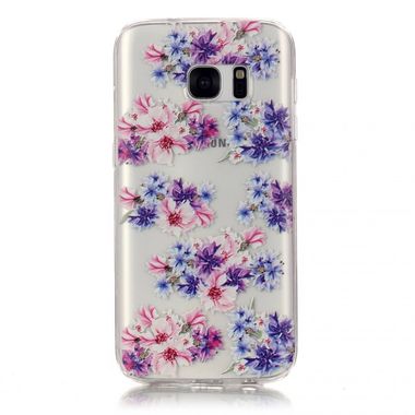 Gumový kryt Color květiny na Samsung Galaxy S7