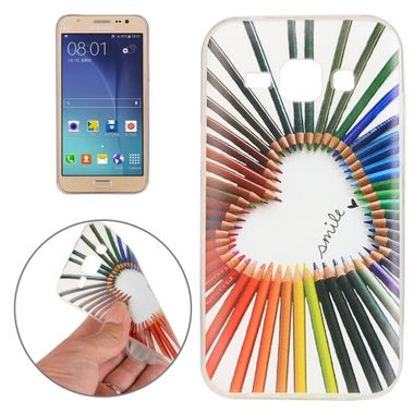 Gumový kryt Color Pemcil na Samsung Galaxy J5