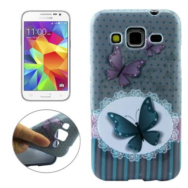 Gumový kryt Colorful Butterfly na Samsung Galaxy Core Prime