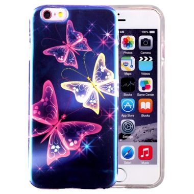 Gumový kryt Crystal Butterfly na iPhone 6