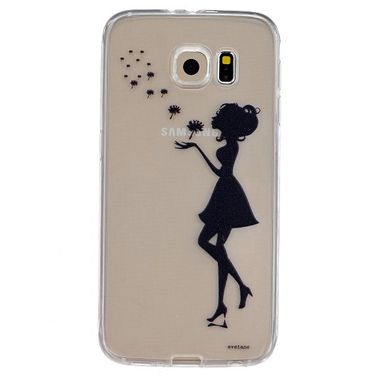 Gumový kryt Dandelion Girl na Samsung Galaxy S6