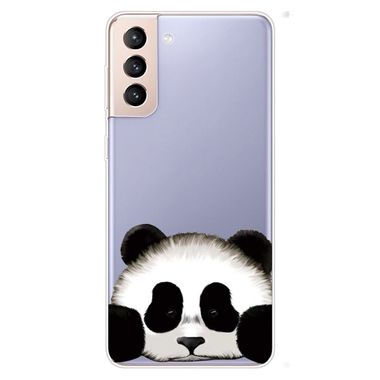 Gumový kryt DRAWING na Samsung Galaxy S22 Plus 5G - Panda