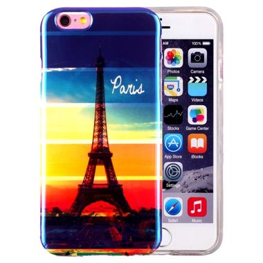 Gumový kryt Eiffel Tower na iPhone 6