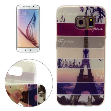 Gumový kryt Eiffel Tower na Samsung galaxy S6
