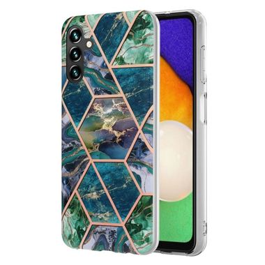 Gumový kryt ELECTROPLATING pro Samsung Galaxy A34 5G - Modrozelená