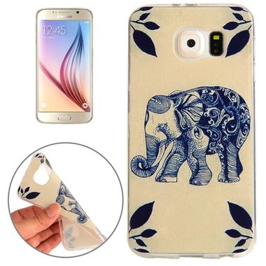 Gumový kryt Elephant and Bird na Samsung Galaxy S6