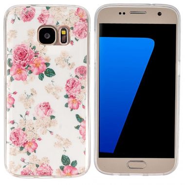 Gumový kryt Flower na Samsung Galaxy S7