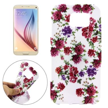 Gumový kryt Flowers na Samsung Galaxy S7 Edge