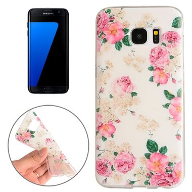Gumový kryt Flowers na Samsung Galaxy S7 Edge