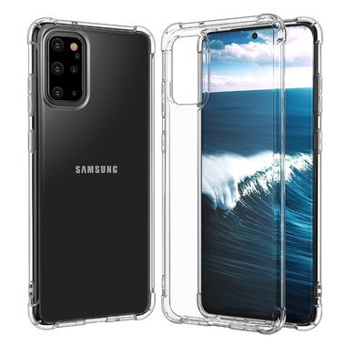 Gumový kryt Four-Corner Anti-Drop Ultra-Thin Transparent  na Samsung Galaxy S20