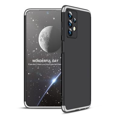 Gumový kryt GKK pro Samsung Galaxy A23 5G - Černá/stříbrná