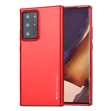 Gumový kryt GOOSPERY GOOSPERY na Samsung Galaxy Note 20 Ultra - Červená