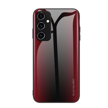 Gumový kryt GRADIENT pro Samsung Galaxy A14 4G/5G - Červená